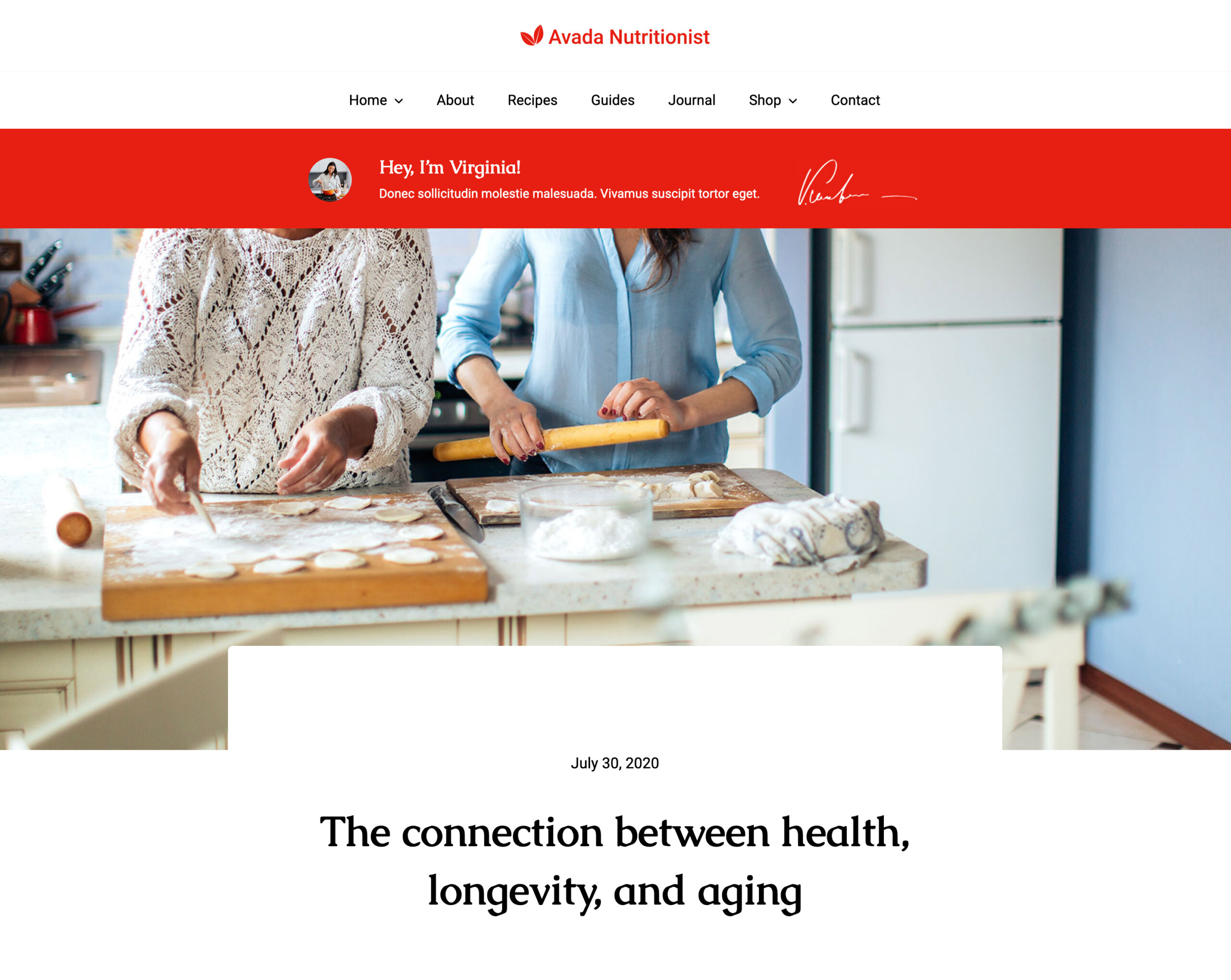 Avada Page Title Bar Example Avada Page Title Bar Example
