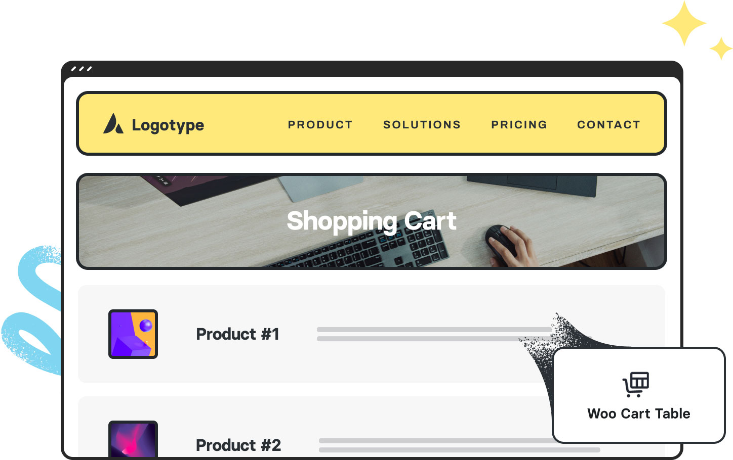 Avada Woo Cart Table Element Featured Image