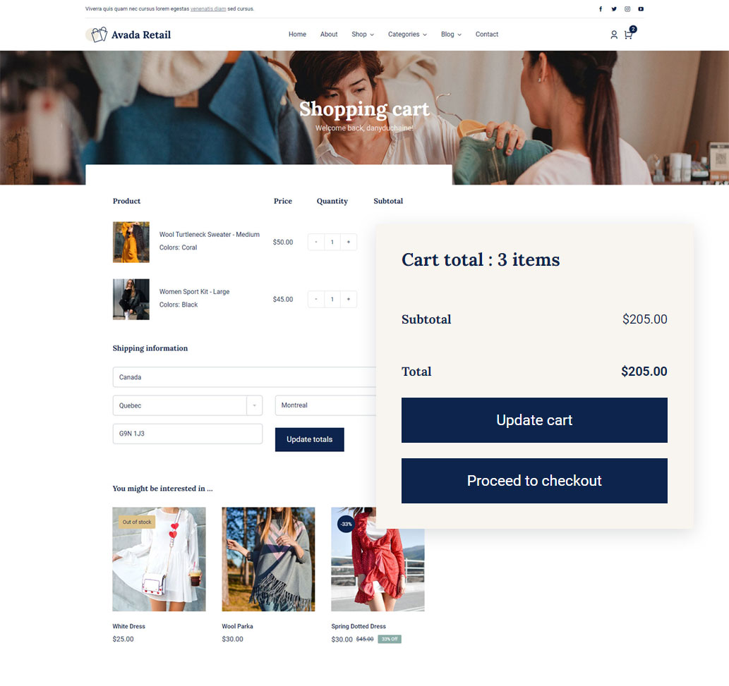 Cart Totals Cart Totals