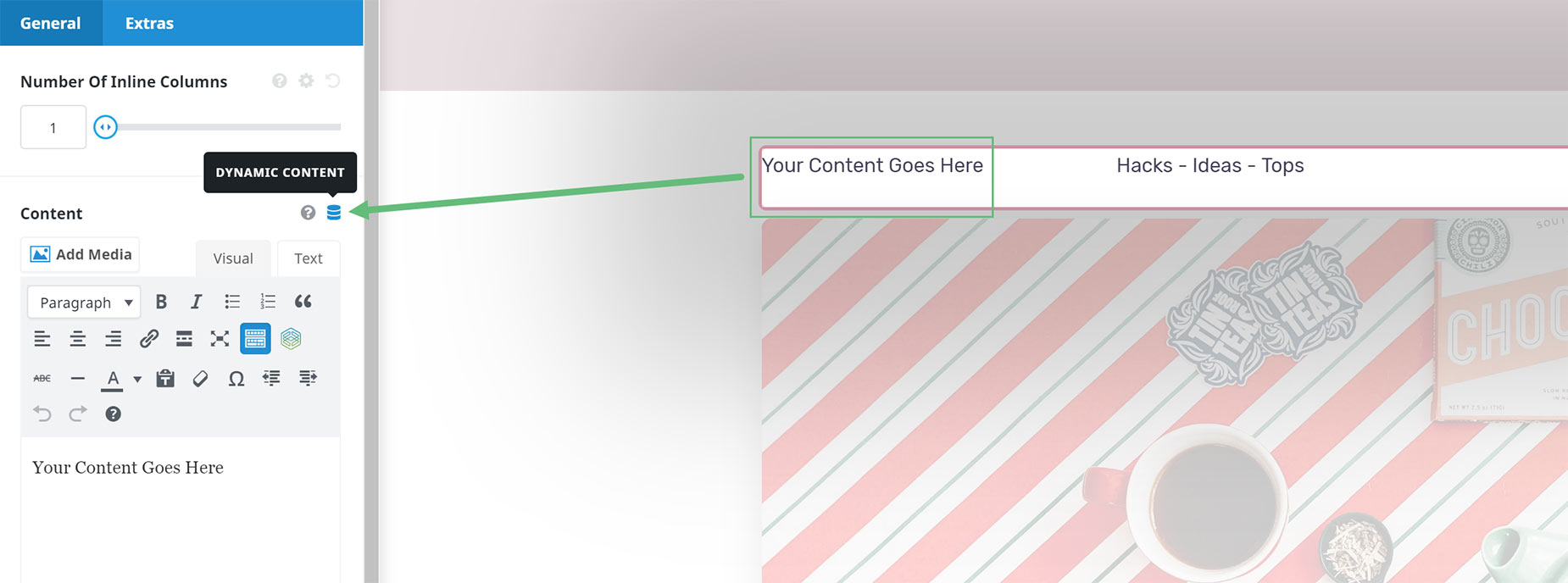 Add Dynamic Content Add Dynamic Content