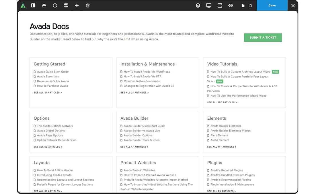 Avada Documentation Avada Documentation