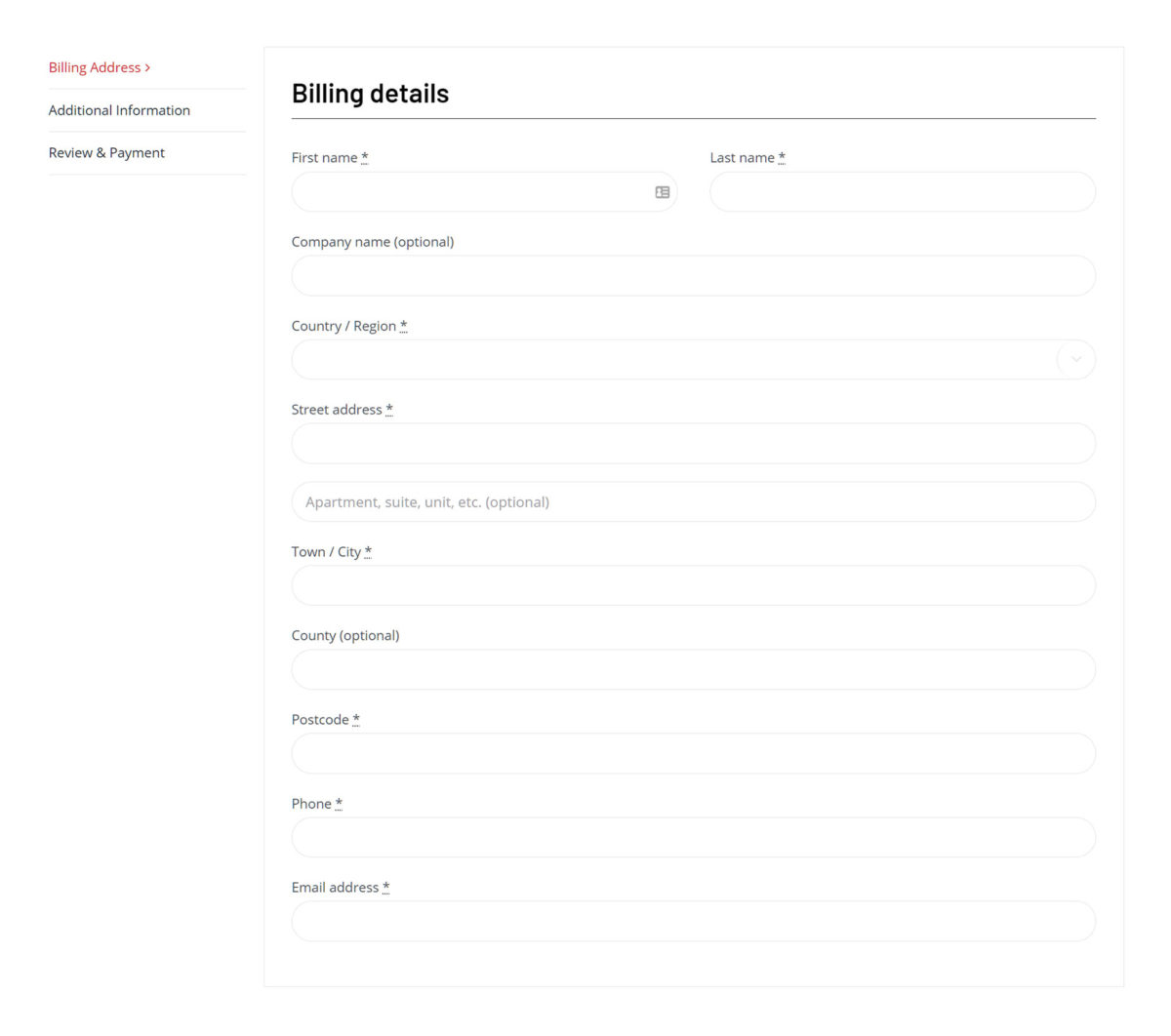 Avada Woo Checkout Tabs Element Example Avada Woo Checkout Tabs Element Example