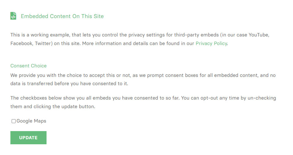 Avada Privacy Element Mockup Avada Privacy Element Mockup
