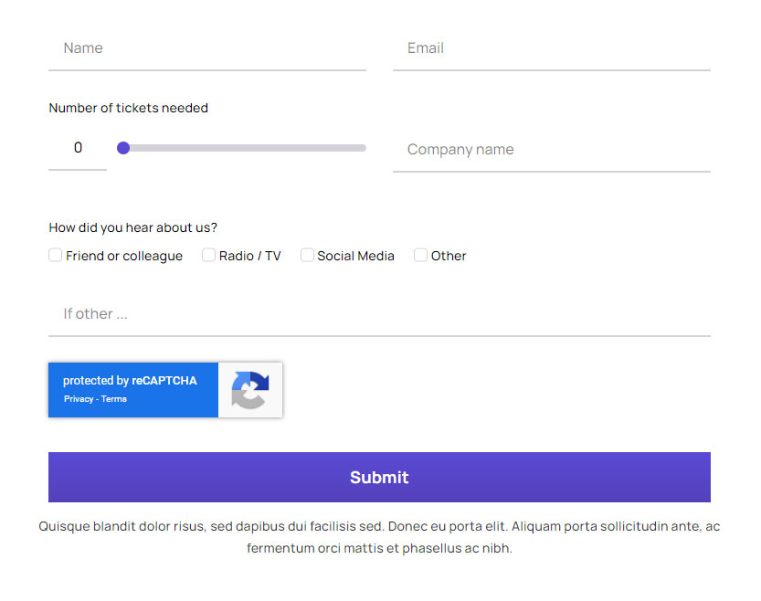 Avada Forms reCAPTCHA Mockup Avada Forms reCAPTCHA Mockup
