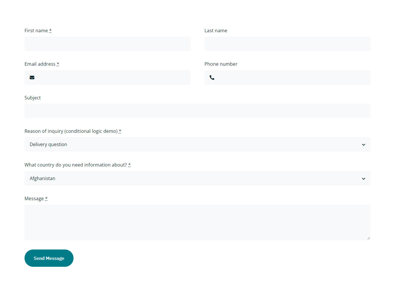Avada Forms Select Field Mockup Avada Forms Select Field Mockup