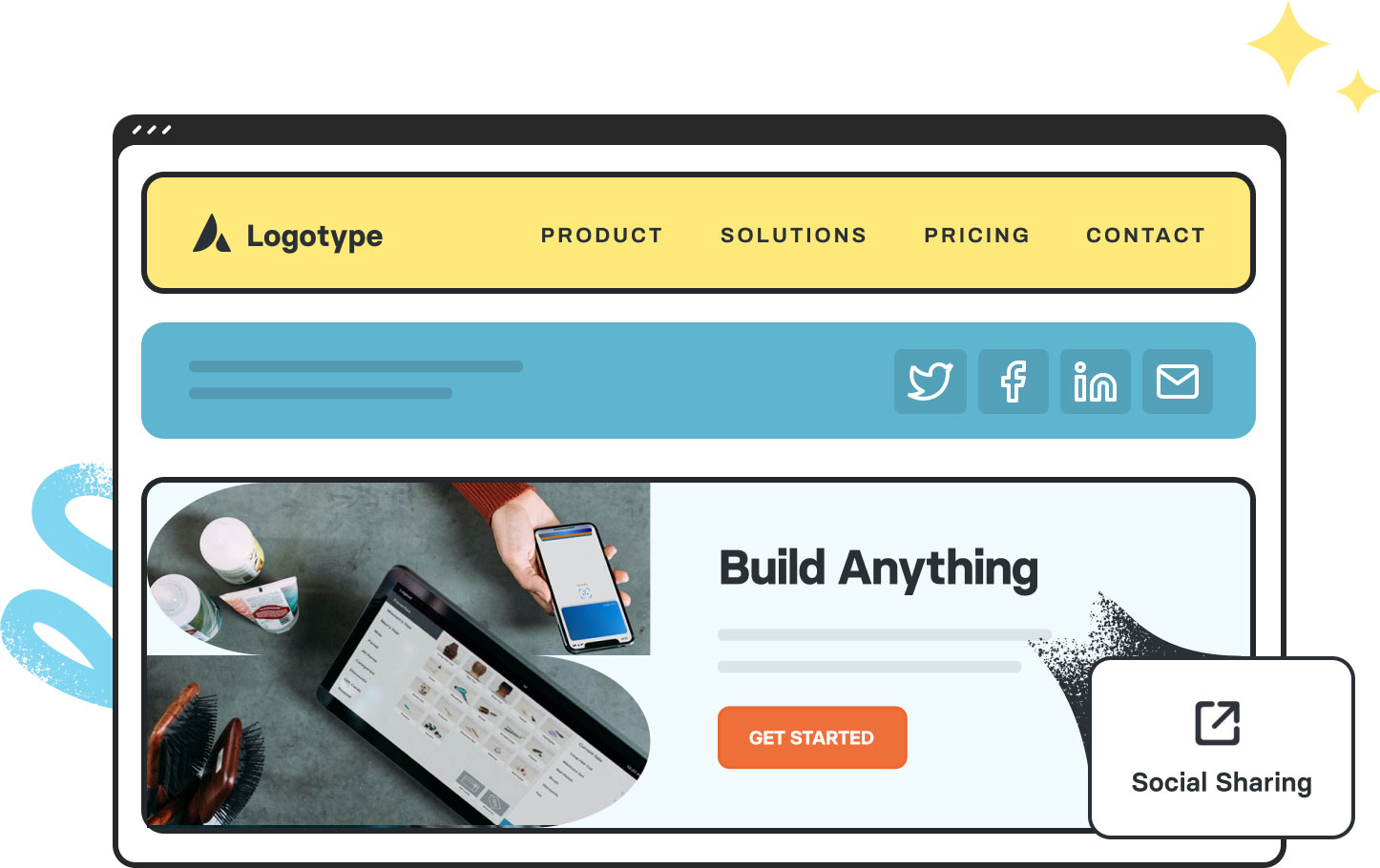 Avada Social Sharing Element Featured Image