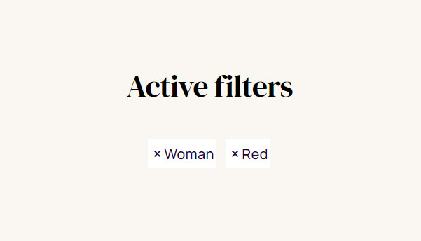 Woo Active Filter Example Woo Active Filter Example