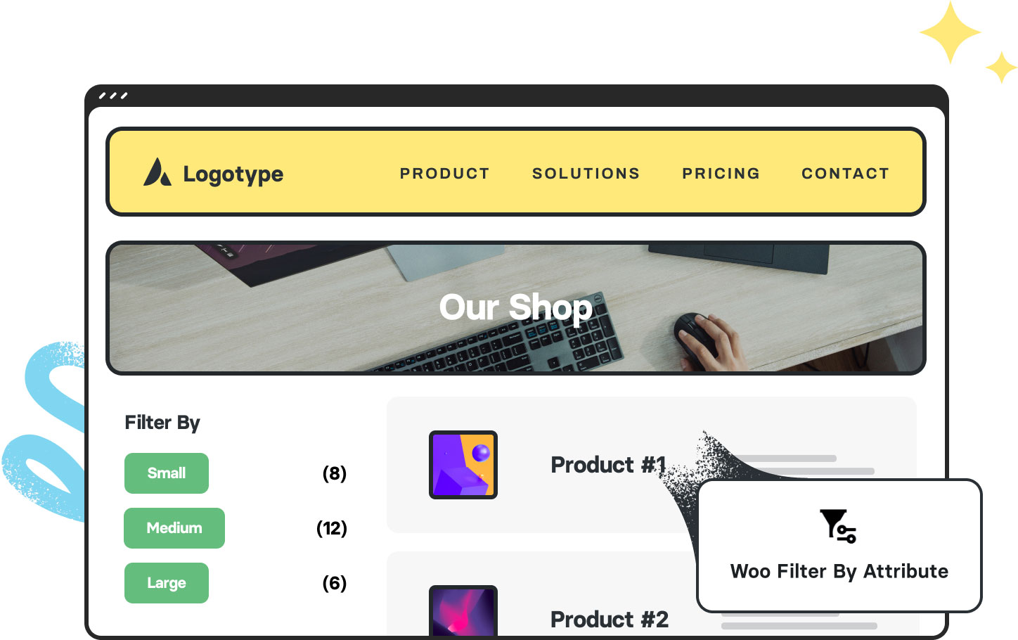 Woo Filter by Attribute