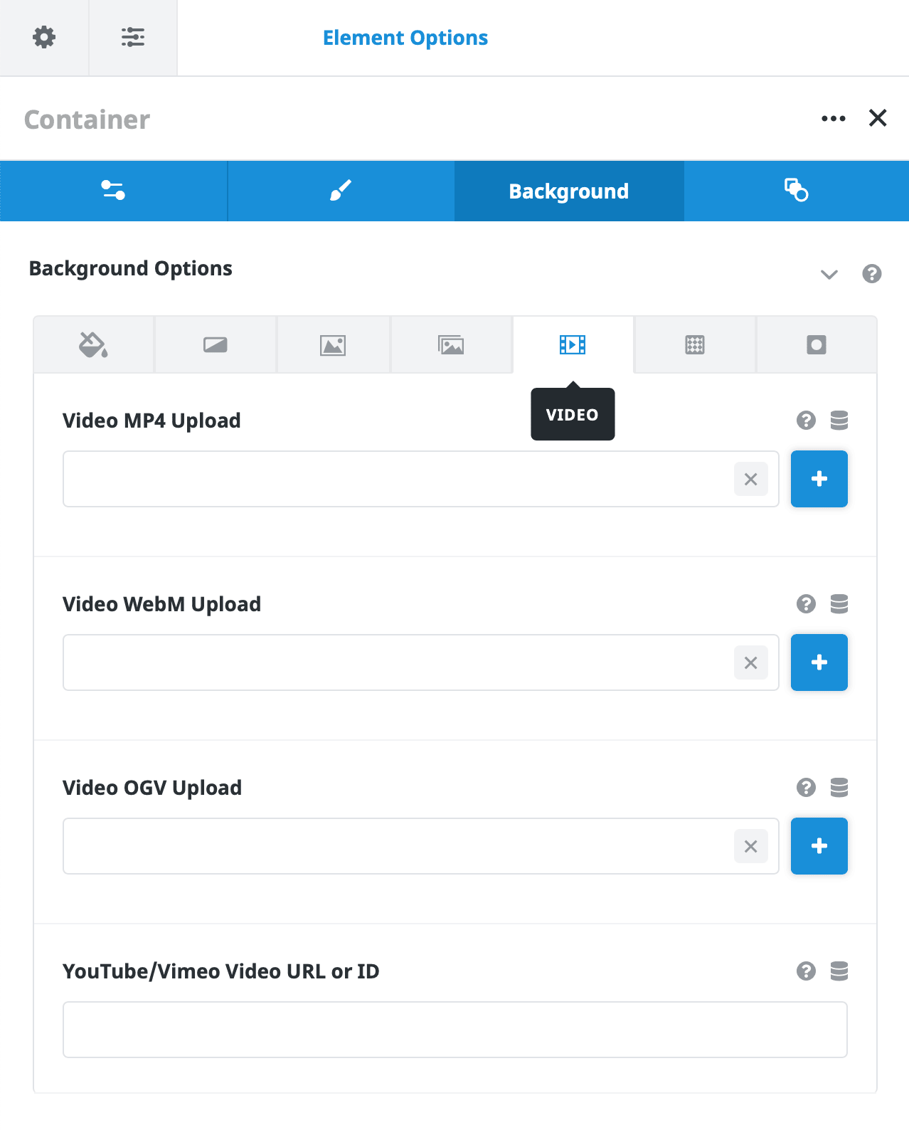 Container Background Video Options Container Background Video Options