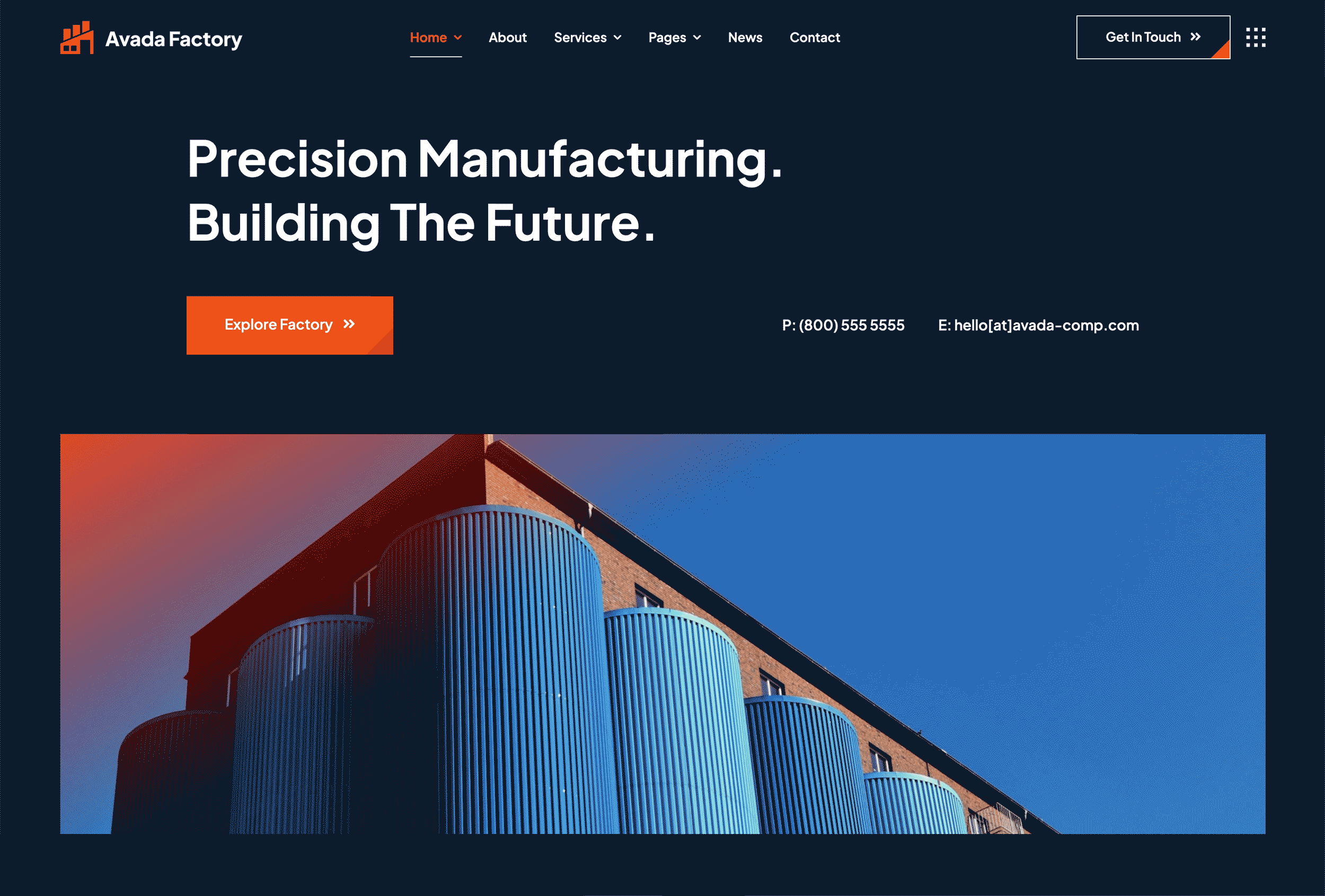 Avada Factory Website Avada Factory Website
