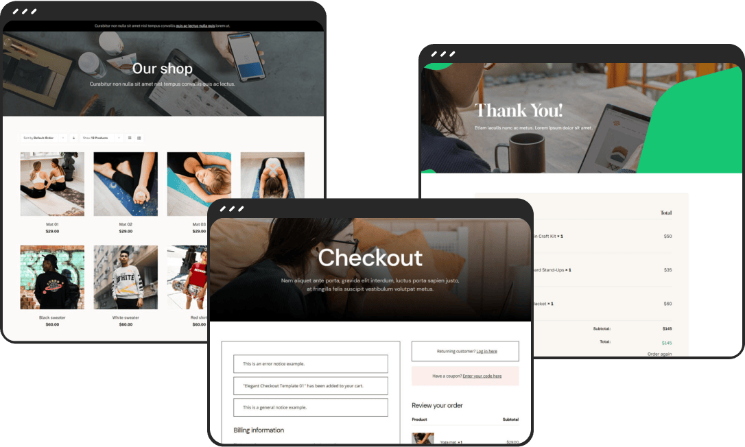 Build your own custom Woo page Build your own custom Woo page