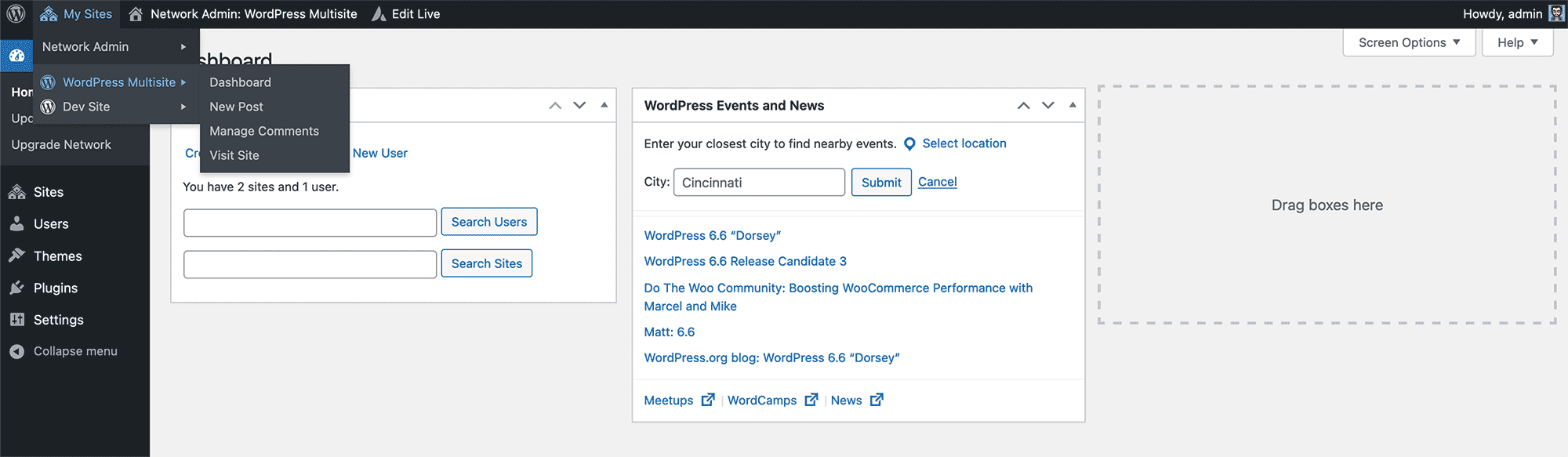 WordPress Multisite Add Site WordPress Multisite Add Site