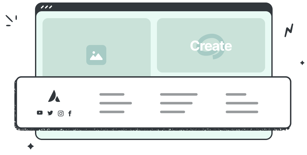 Avada Scratch Footer