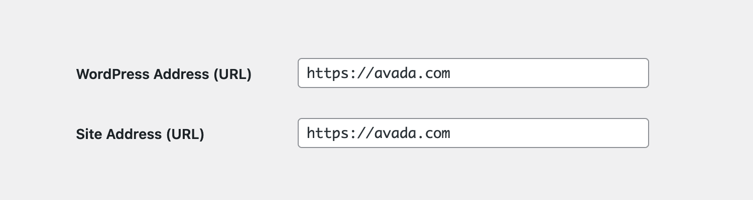 WordPress Site URL WordPress Site URL